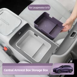 Car Center Console Armrest Storage Box Organizer Tray for Leapmotor B10 2025-2026 Non-Slip Anti-Dust Interior Stowing Tidying