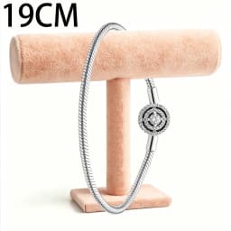 2026 New 925 Silver Sparkling Meteor Halo Women's Heart Shaped Life Tree Bracelet Display Tool DIY Exquisite Charm Jewelry