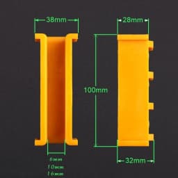 1PCS Elevator Shoe lining Applicable to O*IS Elevator length 100mm 16mm 10mm 6mm thick guide rail wear resistant
