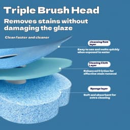 18/36Pcs Toilet Brush With Disposable Replacement Head Kits Upgrade Long Handle Bathroom Cleaning Brush For Home Wc Accessories