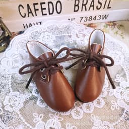 60CM BJD Doll Shoes PU Leather Singles 1/3 BJD Leather Single Shoes Leather Sandles Doll Accessories for 60cm Doll