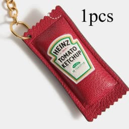 Ruiqu Vintage Candy Chocolate Gum Plastic Handmade Keychains Anti Tarnish Durable Tassel Bag Charms Fashion Car Key Decor