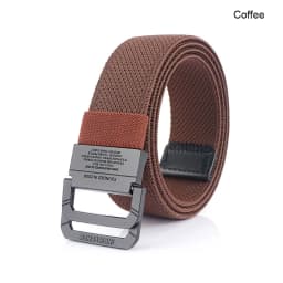 Canvas Belt For Men Simple Alloy Button Nylon Mens Tactical Belt Outdoor Hunting Multifunctional Casual Military Belt 3.8cm Wide