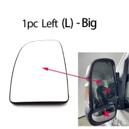 Left Right Wing Mirror Glass Heated Driver Passenger Side For Peugeot Boxer Manager for Citroen Relay Jumper
