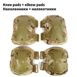 Tactical Knee Pad Elbow CS Military Protector Army Airsoft Outdoor Sport Hunting Kneepad Safety Knee Gear Protective Knees Pads