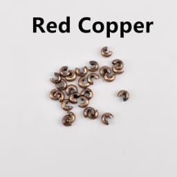 100 Pcs/lot 3 4 5mm Accessories Findings Chain Clip Beads Open Crimp End Stopper Spacer Beads For Jewelry Making Supplies