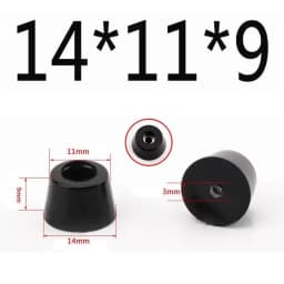 Case Feet Rubber Rubber Feet Round Fine Grips Bumper Pad Anti-Slip Furniture Feet Pad Furniture Protection