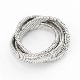 New 316L Stainless Steel Two Three Laps Elastic Charms Bracelet for Women Men Gold Color