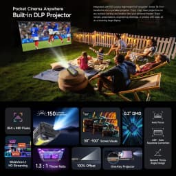 Ulefone Armor 34 Pro+ Rugged Smartphone 5G Projector 6.95" 120Hz 16GB+512GB 25500mAh 66W 64MP Night Vision Android 15 NFC