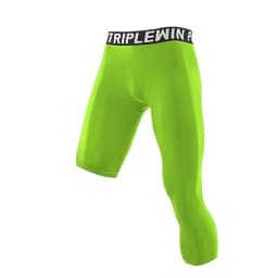 Summer Men Capri Running Tights GYM 3/4 Pants Male Basketball Football Soccer Fitness Exercise Sport One Leg Cropped Leggings 30
