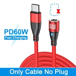 AUFU 60W Magnetic USB Cable Fast Charging USBC To Type C Micro Magnetic Data Cord For Macbook Samsung Xiaomi Magnet Charger Wire