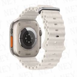 Ocean Band for Apple Watch Ultra 2 49mm 44mm 45mm 42mm 38/40/41mm silicone bracelet correa iwatch series 9 8 7 se 6 5 4 3 strap
