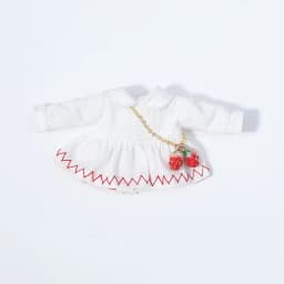 1/12 Ob11 Doll Handmade Clothes Dress With Cherry Strawberry Embroidery Suit For 1/12 Bjd / Sd Doll Accessories Ob11 doll