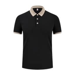 Flip Collar Short Sleeved Contrasting Collar Quick Drying Polo Shirt Printed Logo Embroidered Men's Sportswear Customization