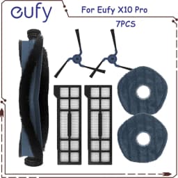 For Eufy X10 Pro Omni Replacement Parts Accessories Roller Side Brush Filter Mop Cloth Rags Pads Dust Bag Vacuum Cleaner Part