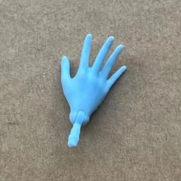 Monster Doll Replacements hands Slim Doll Colorful Hands Clear White Brown Green Purple Blue White Color Doll Parts