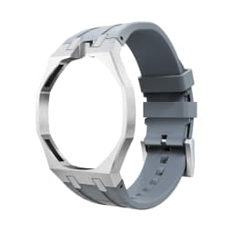 Modification Kit Aluminum Metal Case+Silicone Strap for Swatch X AP Royal Pop Pocket Watch Changer To Wristwatch Accessories