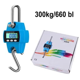 Portable Precision Hanging Scale 200KG/300KG Waterproof/Resistant Falling,Suit For Household/Commercial/Industrial Purposes