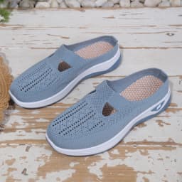 Women Shoes Convenient and Comfortable at Home, One Foot with a Vent and Half Slipper Women's Summer Shoes