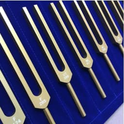 Yoga Tuning Fork Color Sets Tuning Fork Hammer Tools Sound Healing Therapy Kit 174HZ /285 /396 /417 /528/ 639 /741 /852 /963HZ