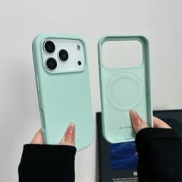 Magnetic Liquid Silicone Case for iPhone 18 17 Pro 17 Pro Max 16 15 14 For Magsafe Big Camera Hole Cover Shockproof Protective