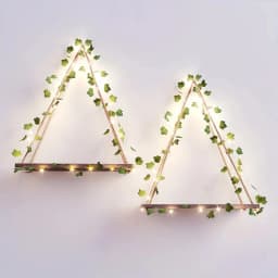 1PC Decorative Lvy String Lights Maple Leaf Garland,Garland Hanging Lights Fairy Night Lights Room Bedroom Wall Yard Decoration