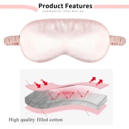 100% Natural Silk Sleeping Eye Mask Shade Soft Sleep Mask Eye Patch Breathable Eyeshade Sleeping Bandage on Eyes For Sleeping