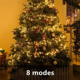 10M/20M/30M Christmas Garland String Lights Outdoor 8 Modes Waterproof Fairy Lights for Garden Party Wedding New Year Decor