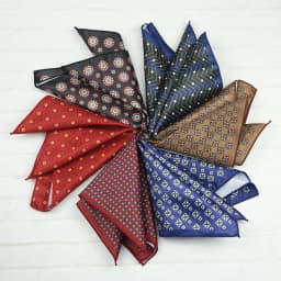 2026 Oversized Silky Pocket Square For Men 27CM Luxury Floral Dots Pocket Square Wedding Hanky Paisley Chest Towel Suits Scarf