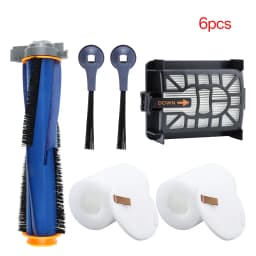 For Shark AV2500AE AV2501AE RV2502AE Robot Vacuum Accesso Main Side Brush Hepa Filter Spare Parts Replacement Kit Pack