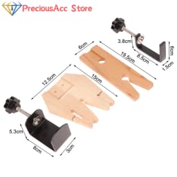 1Set Bench Pin Clamp V-Slot Fixing Clip For Workbench Wooden Adjustable Jewelry Clamp Tool