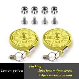 1Pair One Hand Shoelace No Tie Shoelces For Chidren and Adults Quick For Kids and Adult Sneakers Shoelace Quick Lazy Laces
