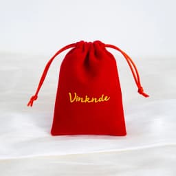 100Pcs Personalized Logo Velvet Bag 10x15cm Suede Drawstring Pouches Pockets Wedding Jewelry Earrings Ring Gift Organizer Sack