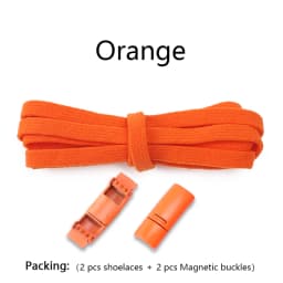 Magnetic Lock Shoelaces Elastic No Tie Shoe Laces Sneakers Shoelace For Kids and Adult One Size Fits All Shoes Shoestrings 1Pair