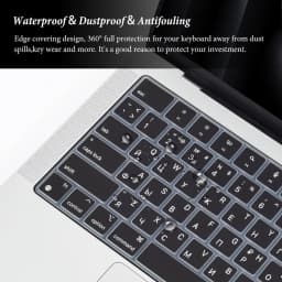 Keyboard Cover for MacBook M4 M3 M2 Pro/Max Chip MacBook Air 15.3"/13.6" A3240/A3241/A2941 Pro 14"/16" A2992/A2779/A2991/A2918