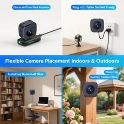 Lenovo 4K Full HD Wifi Smart Camera Mini Security Surveillance Camera Dual Way Audio Motion Detection Infrared Night Vision Cam