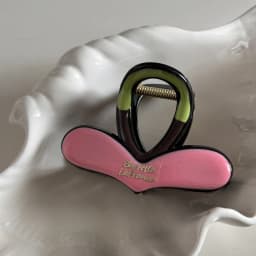 Korean love Epoxy color point grab clip high-end sensual hair volume medium hair grab half tie hair shark clip headwear