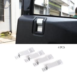 For Land Rover Defender 90 110 2004-18 Aluminum Alloy Car Door Inner Door Bowl Door Handle Decoration Replacement Accessories