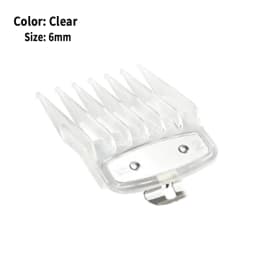 Professional Hair Clipper Limit Guide Comb for Wahl Trimmer Barber Guide Comb Haircut Tool Clipper Limit Combs Black/Clear