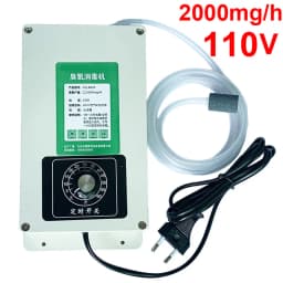 2000mg/h Ozone Generator Machine Home Air Water Sterilizer Purifier Disinfection for Oil Fruits Vegetables Meat Food