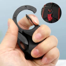 1pc Portable Small Pocket Cutter Carabiner Cutter Box Cutter Keychain Folding Mini Cutter Unboxing Tools