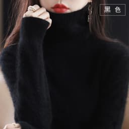 Autumn and winter women's high neck pullover 100% pure mink cashmere sweater knitted soft fashion warm women's clothing