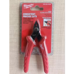 Milwaukee 48-22-6105 Mini Flush Cutters Spring Assisted Precision Wire Cutters For Electrical Work