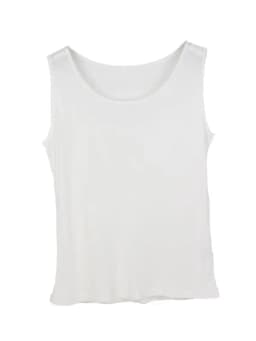 SuyaDream Women Tanks Knitted Real Silk Solid Vest O Neck Sleeveless Basic T Shirt 2025 Spring Summer Tops