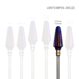 HYTOOS Purple Carbide Nail Drill Bits 3/32" Tornado Carbide Bit Milling Cutters For Manicure Pedicure Nails Accessories Tools