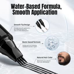 Beard Filling Pen Kit Beard Enhancer Brush Beard Coloring Shaping Tools Waterproof Black Brown Hair Pencil Man Cosmetic