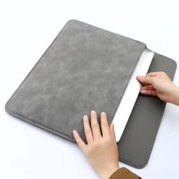 PU Leather Laptop Sleeve Bag For Macbook Air Pro 13 15 16 Case Notebook Cover For 13.3 14 15 15.6 inch Redmi Huawei Dell HP ASUS