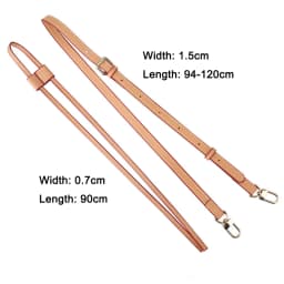 Leather Bag Strap Drawstring Shoulder Crossboday Strap Replacement Belt for Bucket Bag Women Customized Handbag Handles