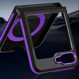 Business Matte for Magsafe Case for Samsung Galaxy Z Flip 7 6 5 ZFlip Flip6 Wireless Charging PC TPU Armor ZFlip7 ZFlip6 Cover