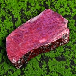 1pc Sparking Red Moonstone Crystal Slice, Vibrant Red Translucent Natural Glossy Stone for Home Decor, Ideal Gift for Lovers